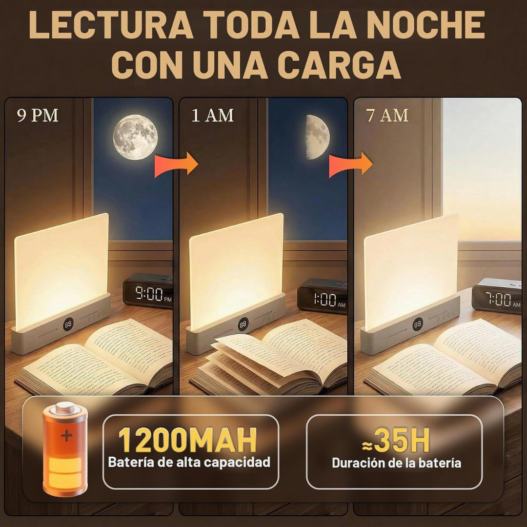 Luz LED de Lectura Nocturna con 3 Tonos